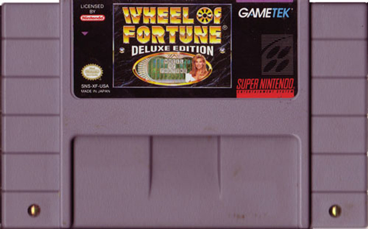 Wheel of Fortune Deluxe Edition - SNES Game