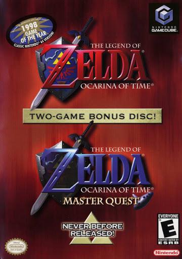 Zelda Ocarina of Time Master Quest Gamecube.