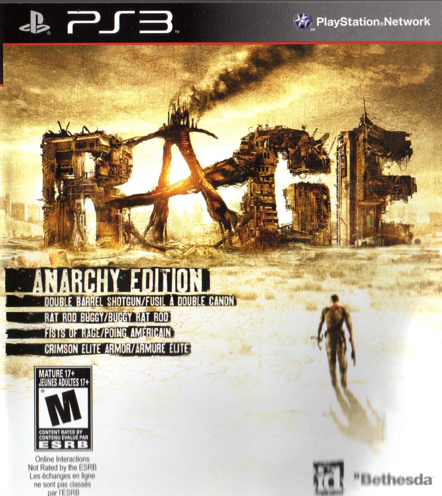 Rage Anarchy Edition Playstation 3