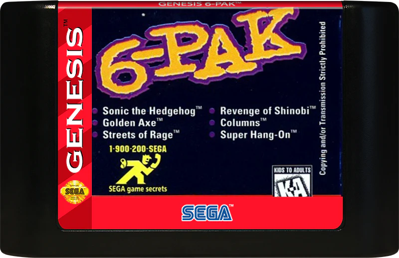 6-Pak Sega Genesis