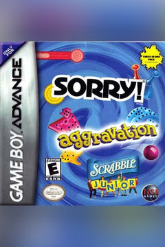 Aggravation / Sorry /  Scrabble Jr - GameBoy Advance