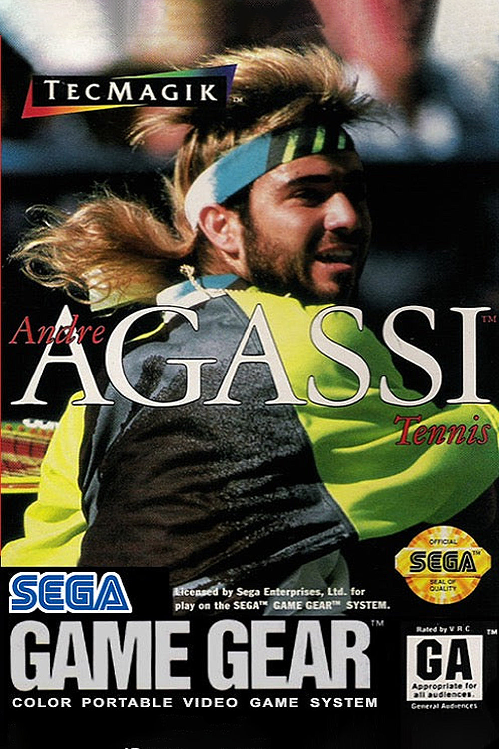 Andre Agassi Tennis - Sega Game Gear