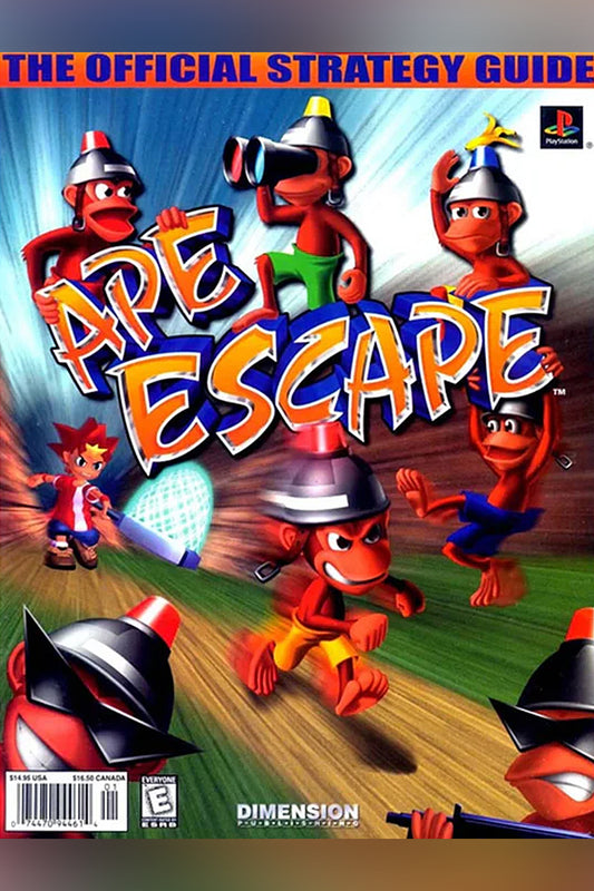 Ape Escape PS1 - Dimension Official Game Guide