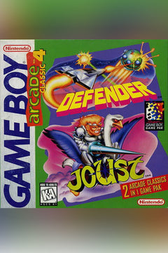 Arcade Classic 4: Defender and Joust - GameBoy