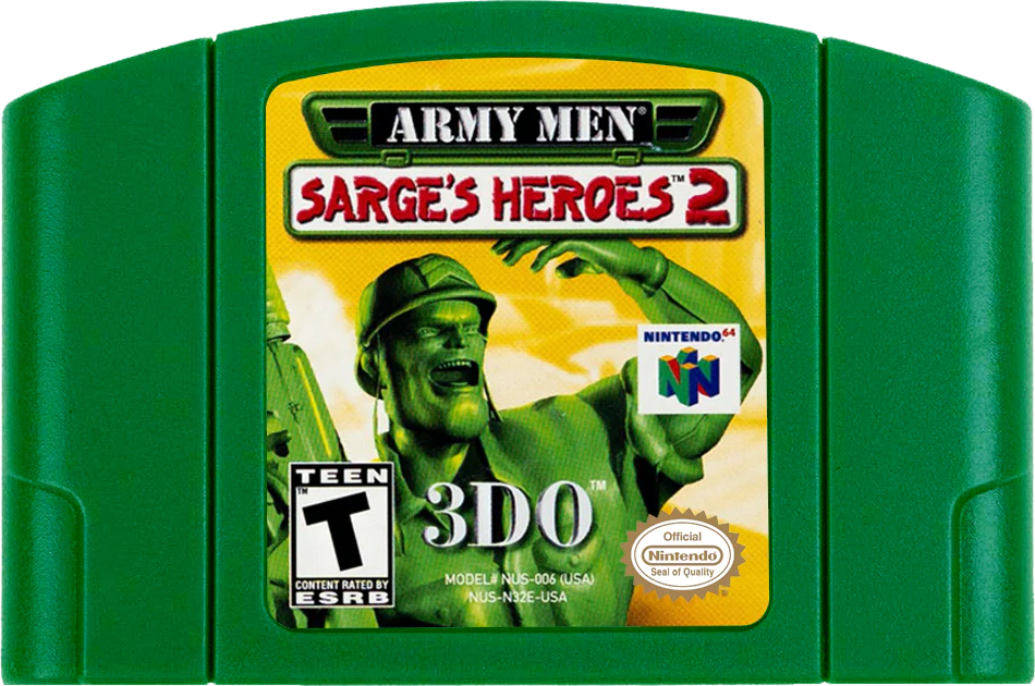 Army Men Sarges Heroes 2 - Nintendo 64