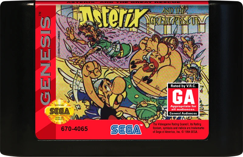 Asterix and the Great Rescue Sega Genesis