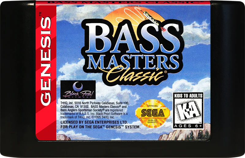 Bass Masters Classic Sega Genesis