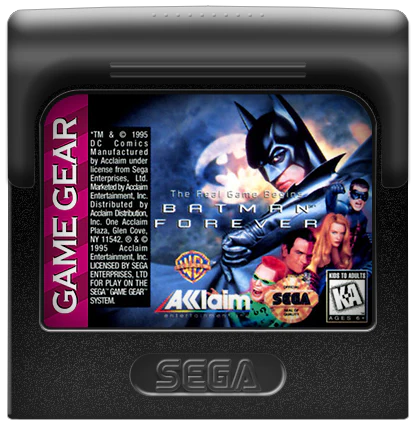 Batman Forever Sega Game Gear