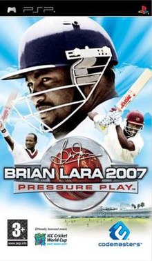 Brian Lara 2007 Pressure Play - PAL PSP