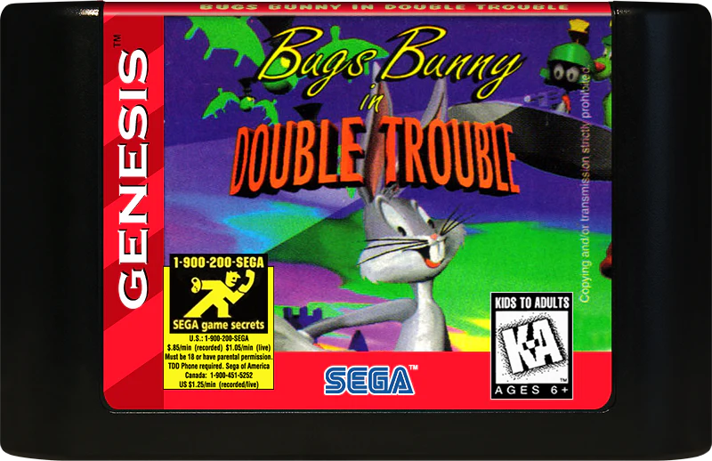 Bugs Bunny Double Trouble Sega Genesis