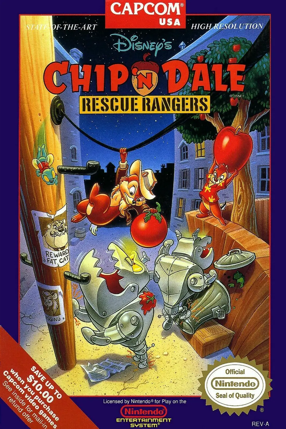 Chip and Dale Rescue Rangers - PAL NES