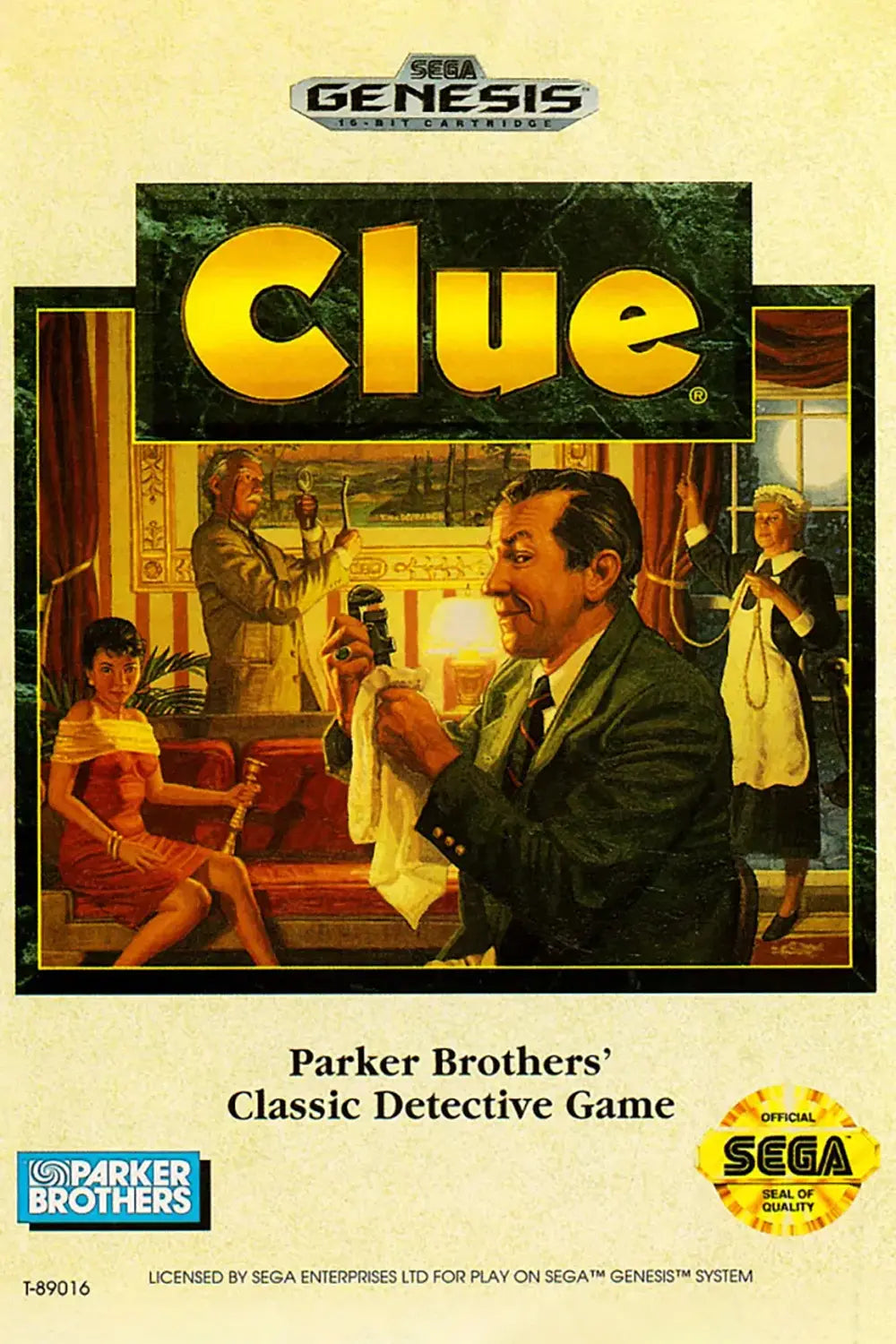 Clue - Sega Genesis