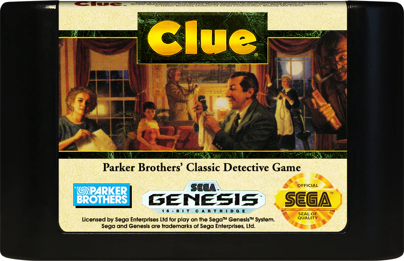 Clue Sega Genesis