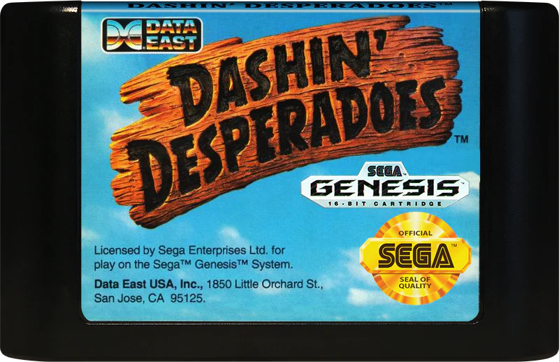 Dashin' Desperadoes Sega Genesis