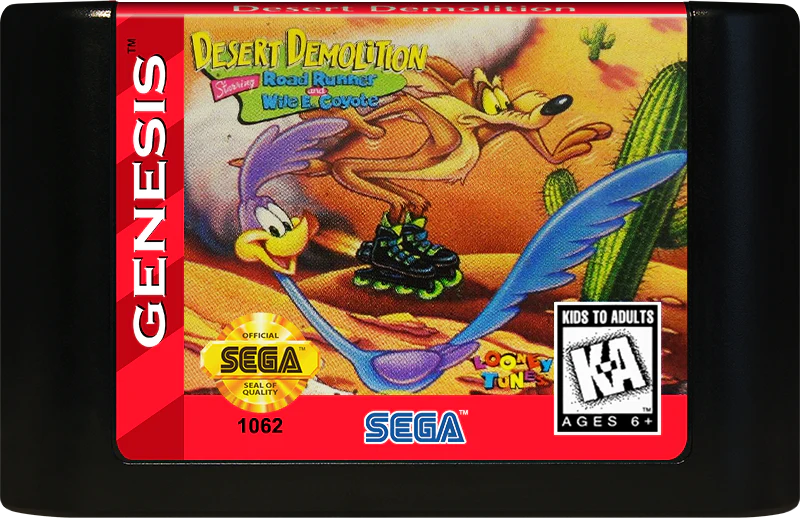 Desert Demolition Sega Genesis