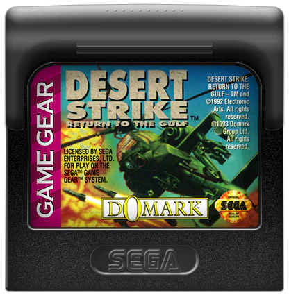 Desert Strike Return to the Gulf Sega Game Gear