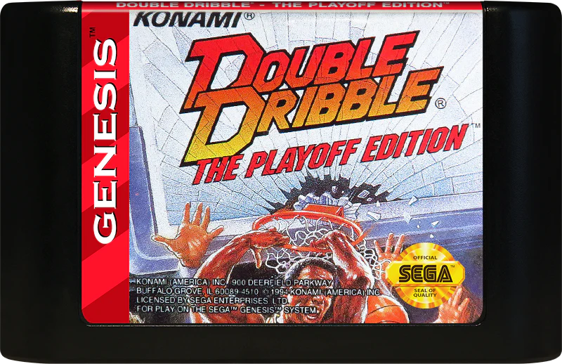 Double Dribble The Playoff Edition Sega Genesis