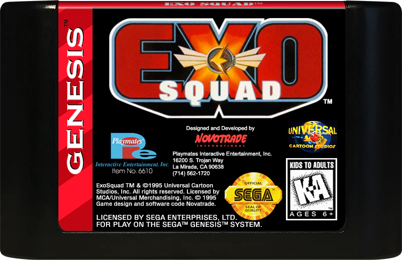 Exo Squad Sega Genesis