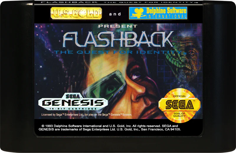 Flashback The Quest for Identity Sega Genesis