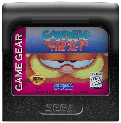 Garfield Caught in the Act Sega Game Gear
