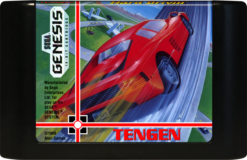 Hard Drivin Sega Genesis