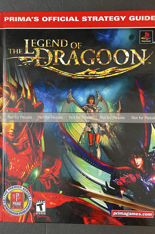 Legend of Dragoon (Black Label) PS1 - Prima Official Strategy Guide