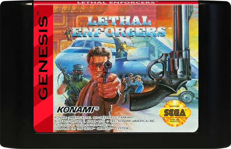 Lethal Enforcers Sega Genesis
