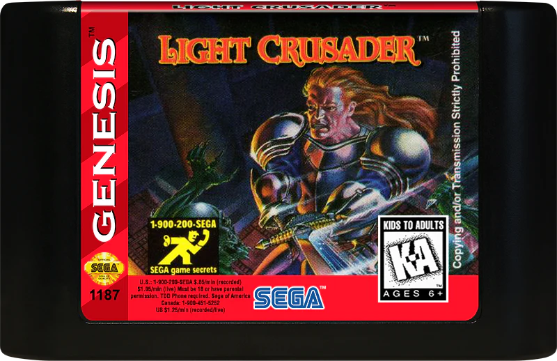 Light Crusader Sega Genesis