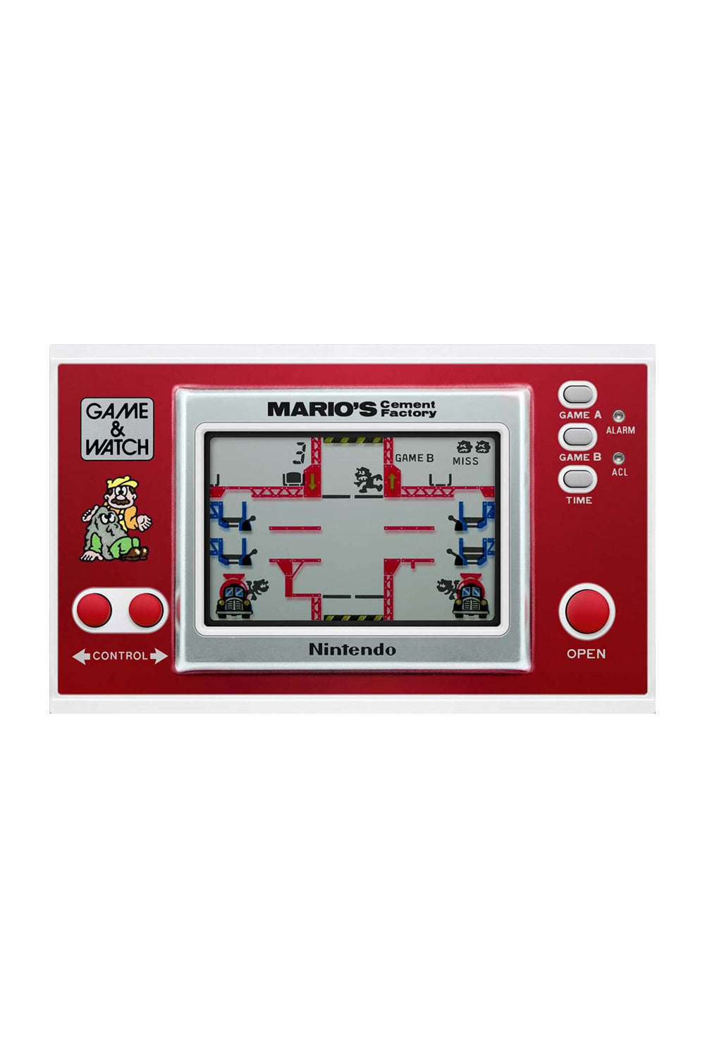 Mario's Cement Factory [ML-102] - Game & Watch