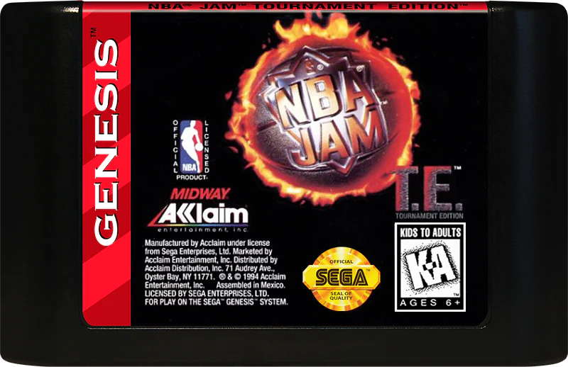 NBA Jam Tournament Edition Sega Genesis
