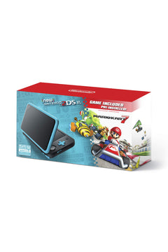 New Nintendo 2DS XL Black + Turquoise [Mario Kart 7 Pre-Installed] - Nintendo 3DS
