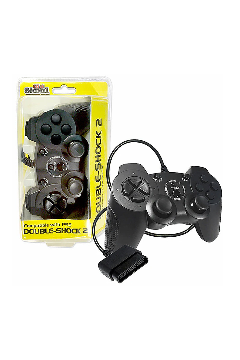 New Replica Analog Controller Black - PS2/PS1