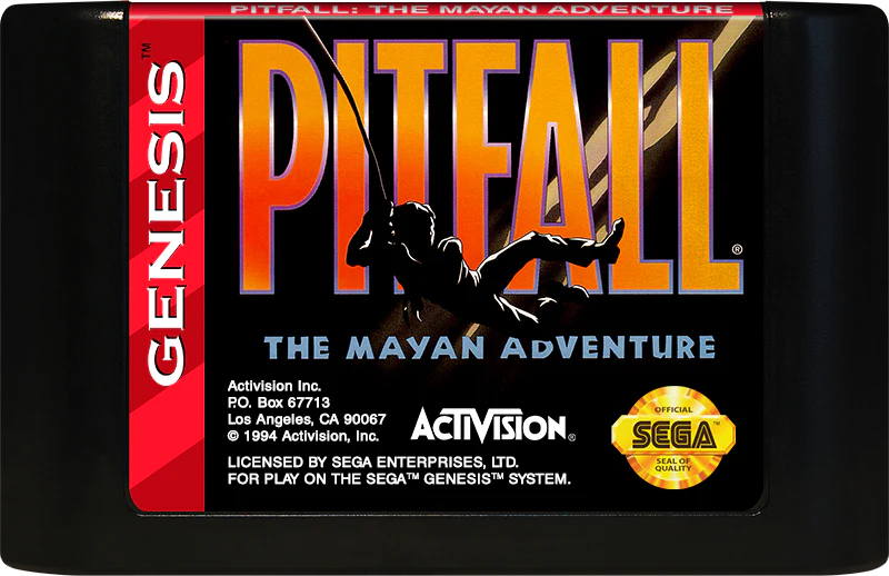Pitfall Mayan Adventure Sega Genesis
