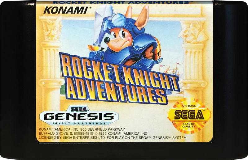 Rocket Knight Adventures Sega Genesis