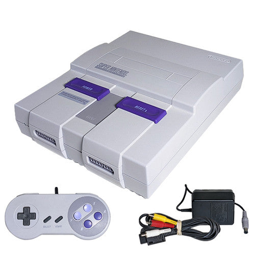 Super Nintendo System Sports bundle with OEM controllers (5 Sports Games)