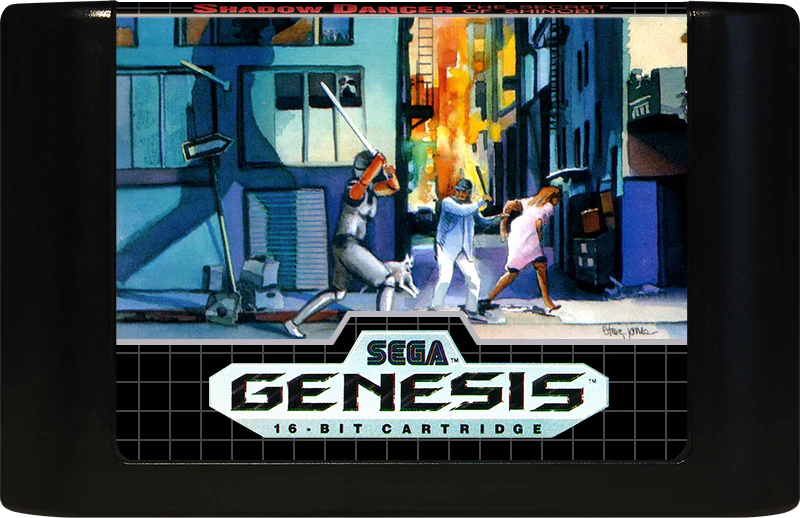 Shadow Dancer The Secret of Shinobi Sega Genesis