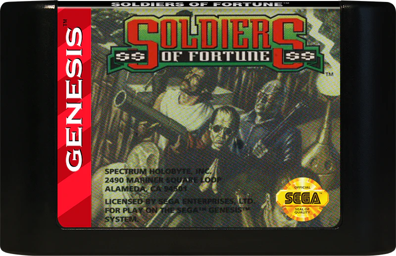 Soldiers of Fortune Sega Genesis