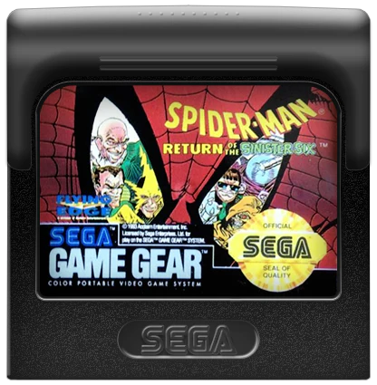 Spiderman Return of the Sinister Six Sega Game Gear