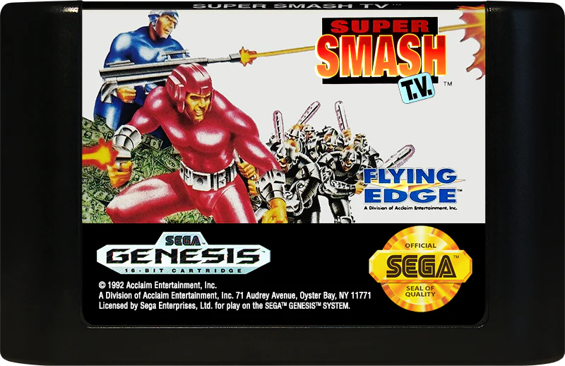 Super Smash TV Sega Genesis