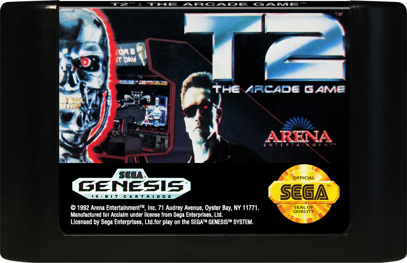 T2 The Arcade Game Sega Genesis
