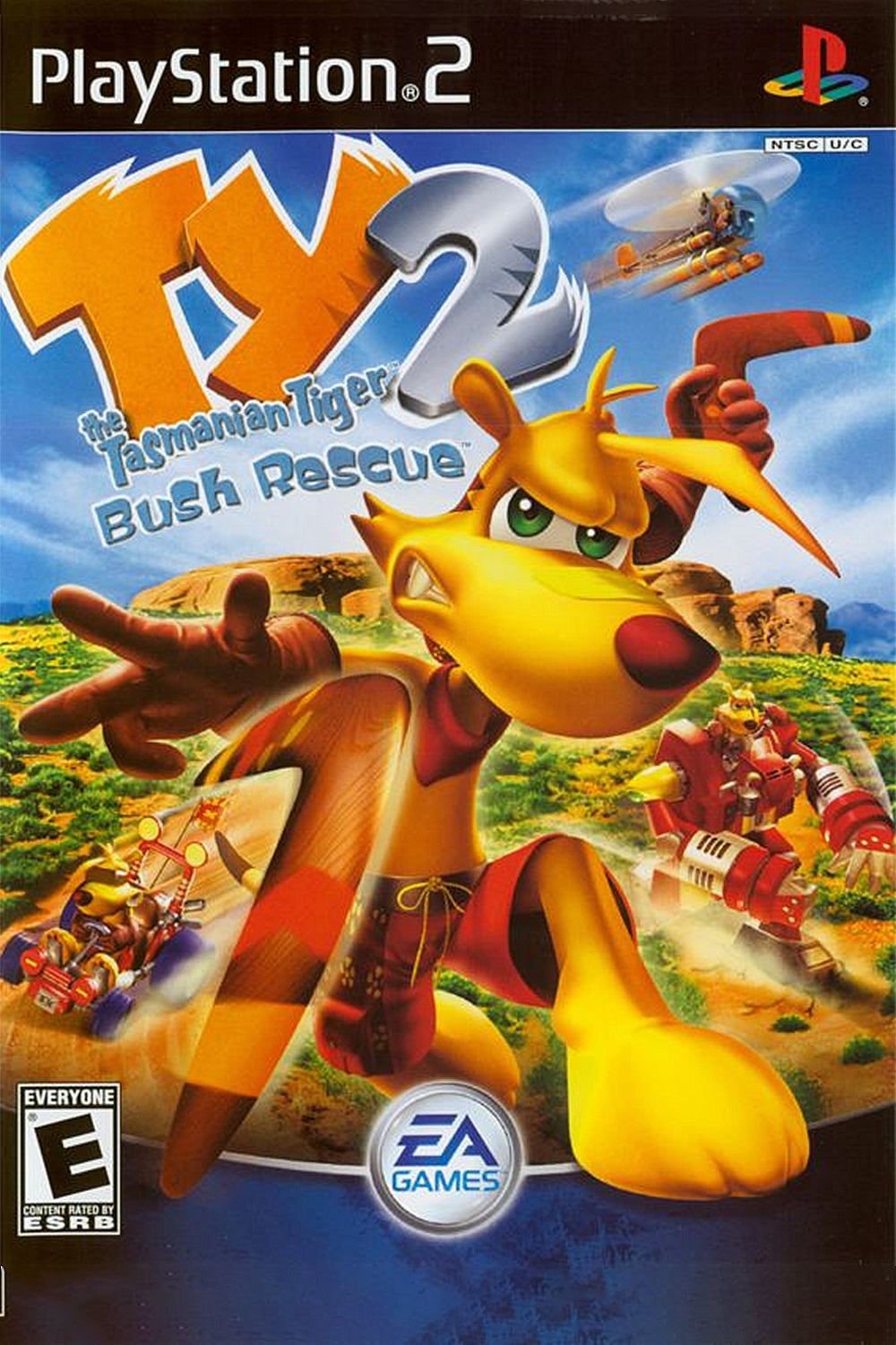 Ty Tasmanian Tiger 2 Bush Rescue - PS2 Game