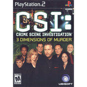CSI 3 Dimensions of Murder Playstation 2.