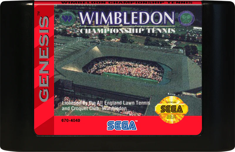 Wimbledon Championship Tennis Sega Genesis