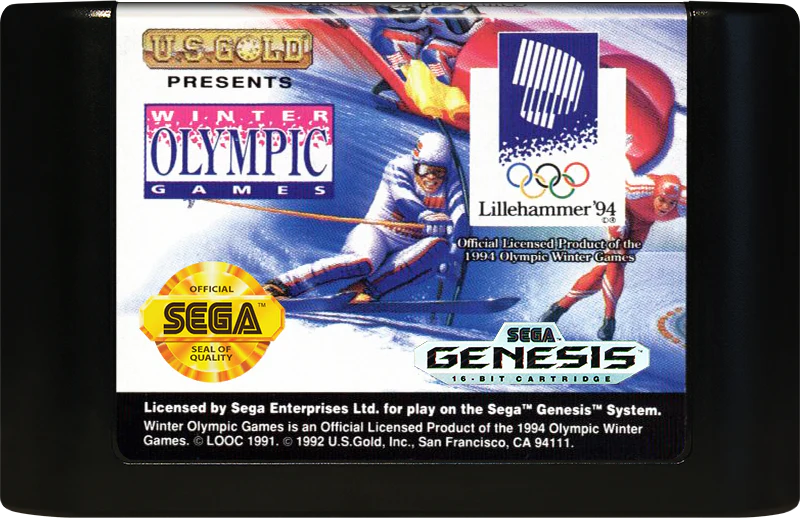Winter Olympics Sega Genesis.