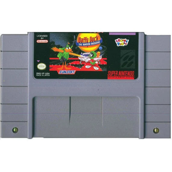 Daffy Duck Marvin Missions - Super Nintendo