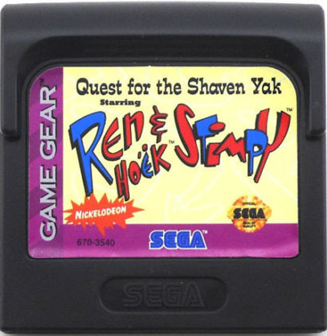 Ren and Stimpy Quest for the Shaven Yak Sega Game Gear